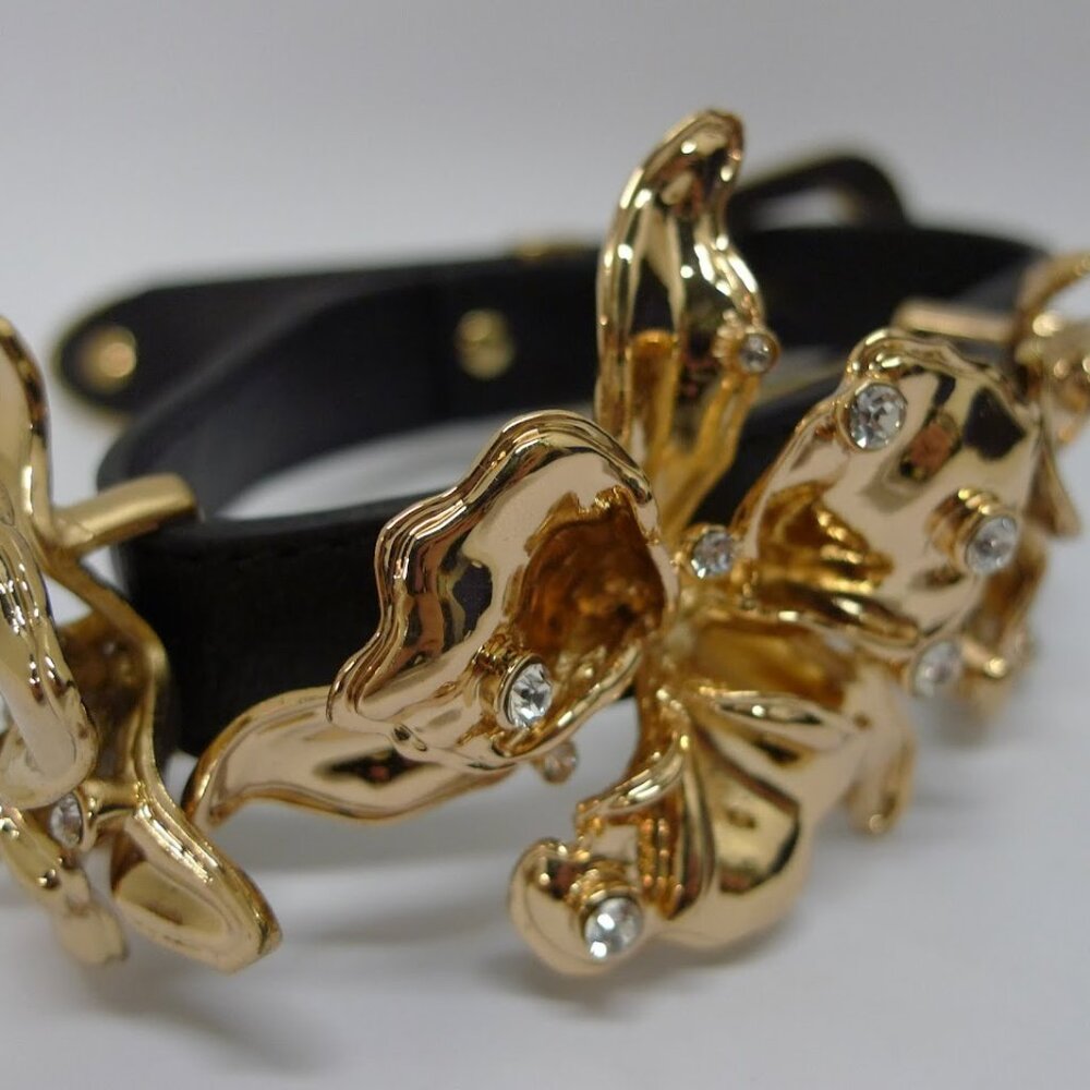 Versace for H&M Crystal Accent Butterfly Statement Necklace - Picture 2 of 6